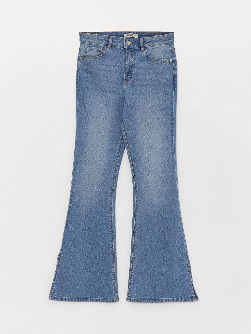 High Waist Mars Flare Women's Jeans-4