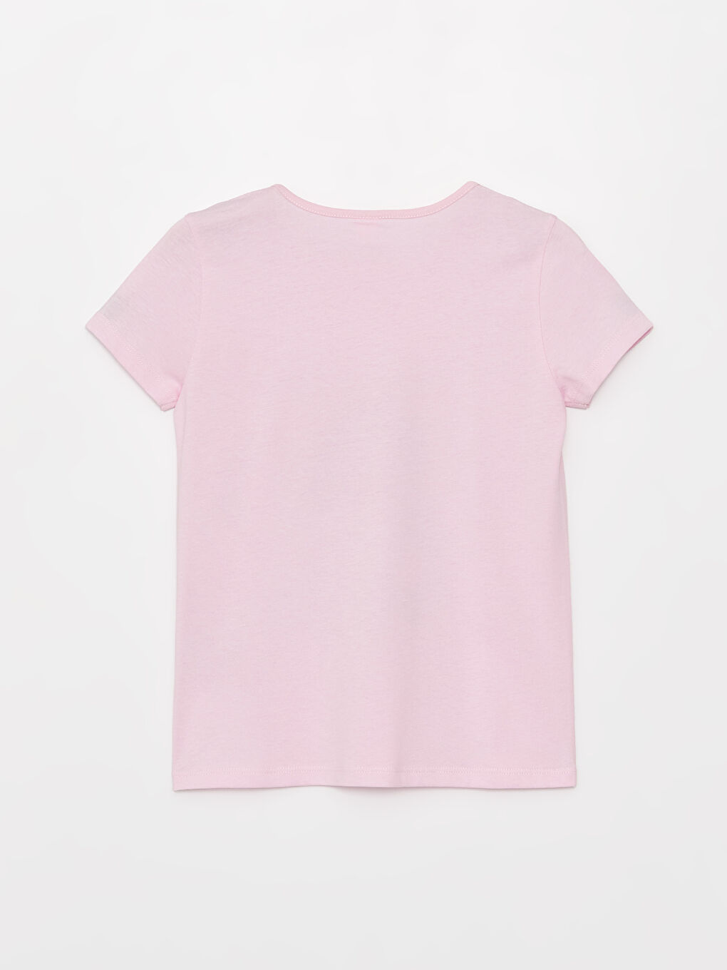 Pembe Bisiklet Yaka Baskılı Kısa Kollu Kız Çocuk Pijama Takımı-3