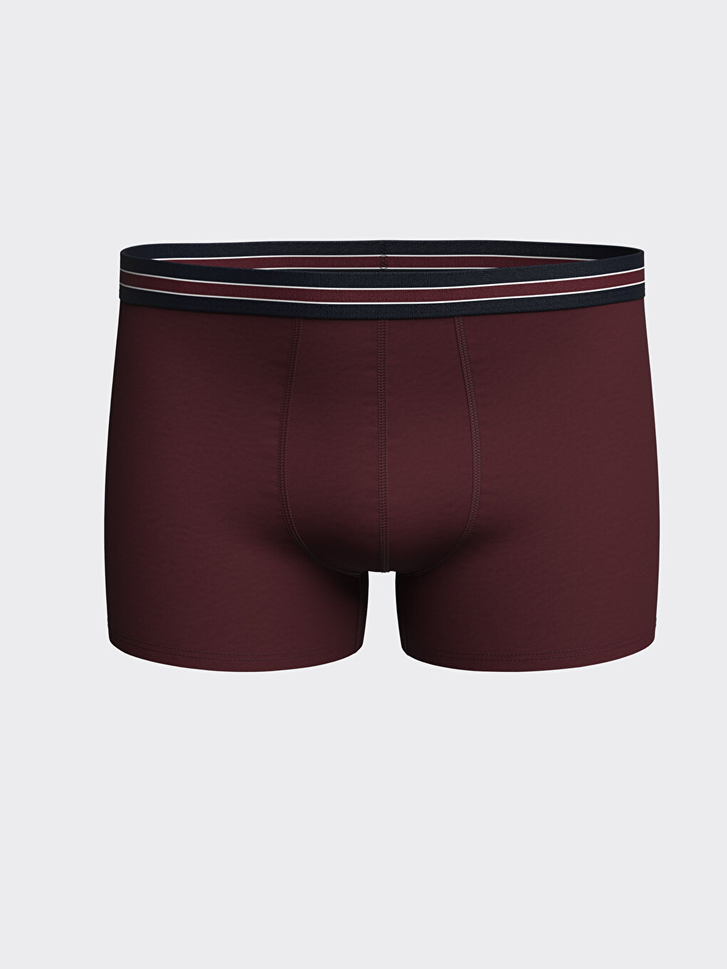 LC WAIKIKI Bordo Standart Kalıp Pamuklu Esnek Erkek Boxer 5'li - 4