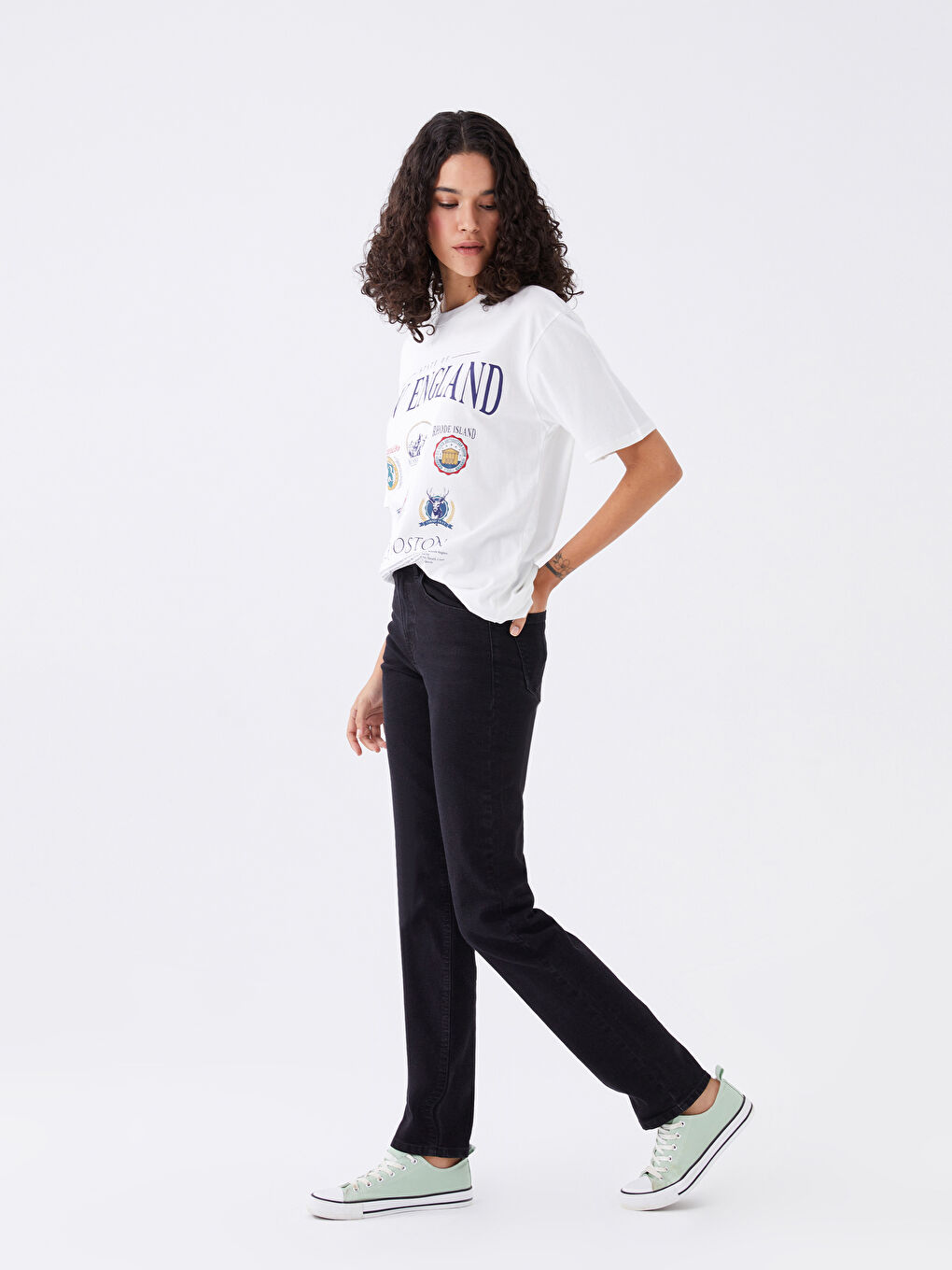 LCW Jeans High Waisted Straight Fit Women's Jeans -W38541Z8-327