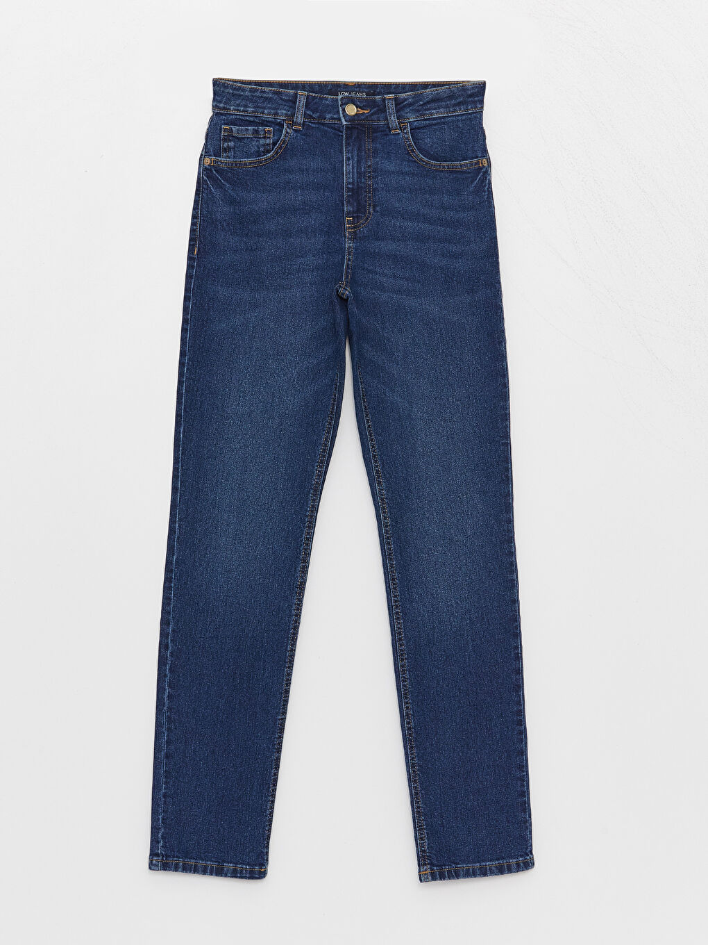 High Waisted Straight Fit Women's Jeans -W38544Z8-507