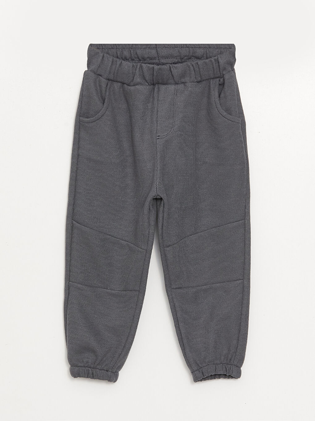 Ekru Bisiklet Yaka Uzun Kollu Baskılı Erkek Bebek Tişört ve Pantolon 2'li Takım-3