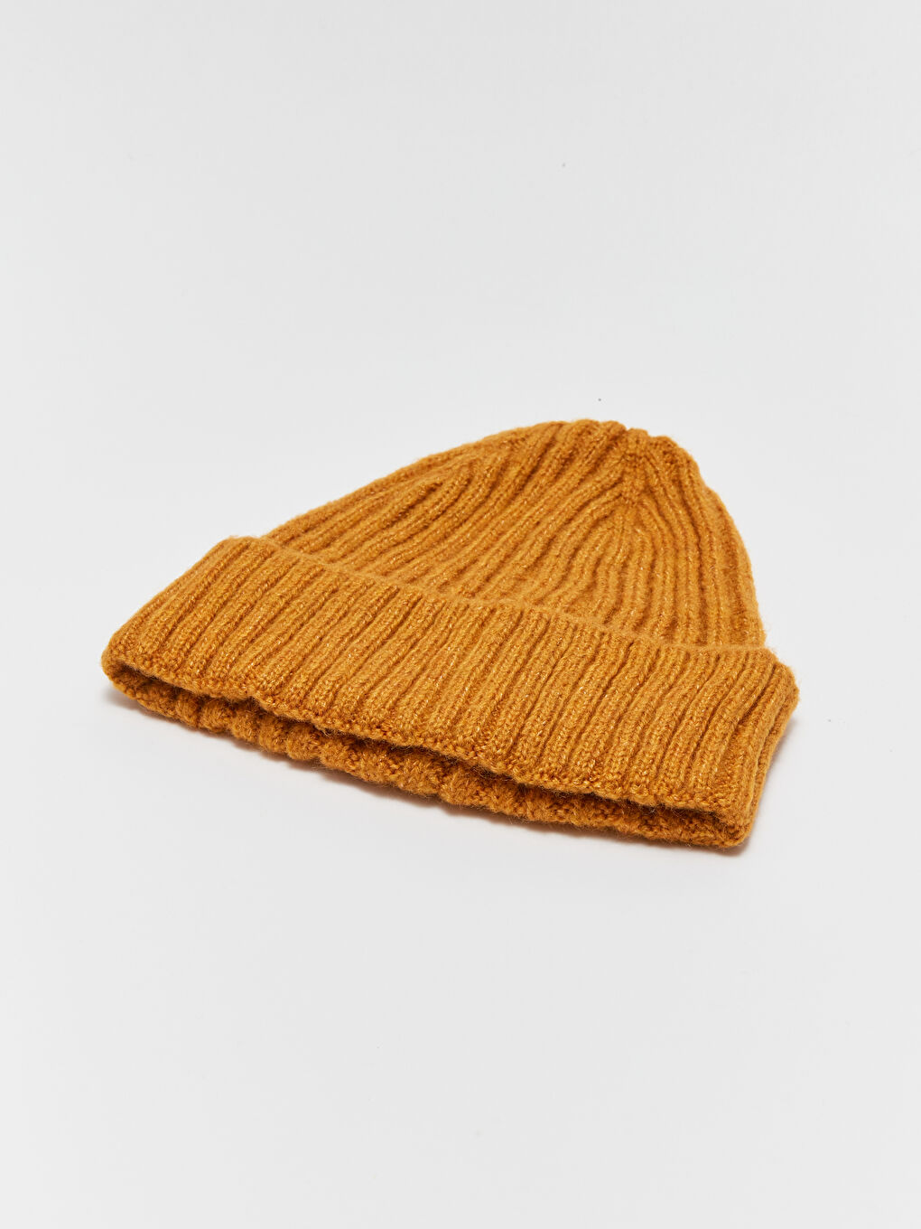 Kahverengi Kadın Triko Bere-4