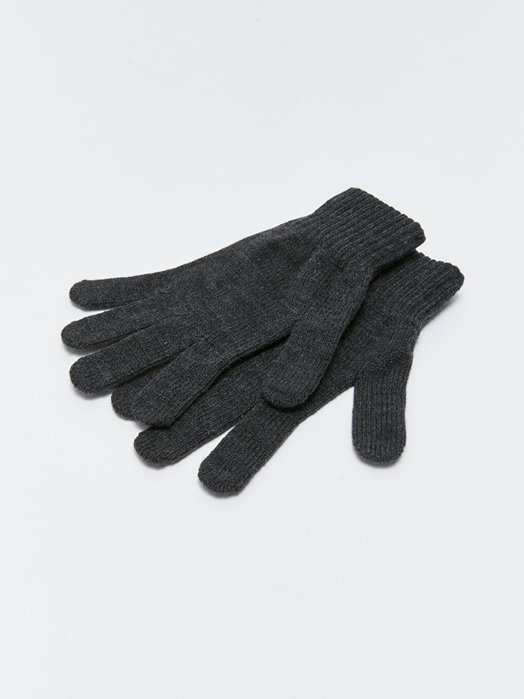 Antrasit Erkek Triko Eldiven-1