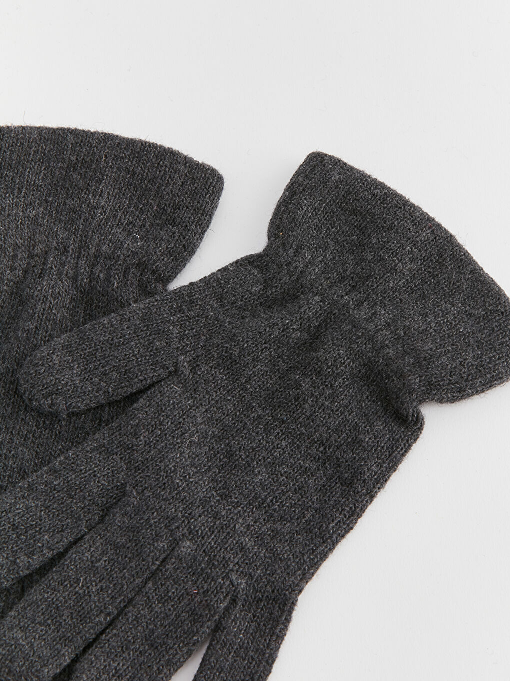 Gri Kadın Polar Eldiven-1