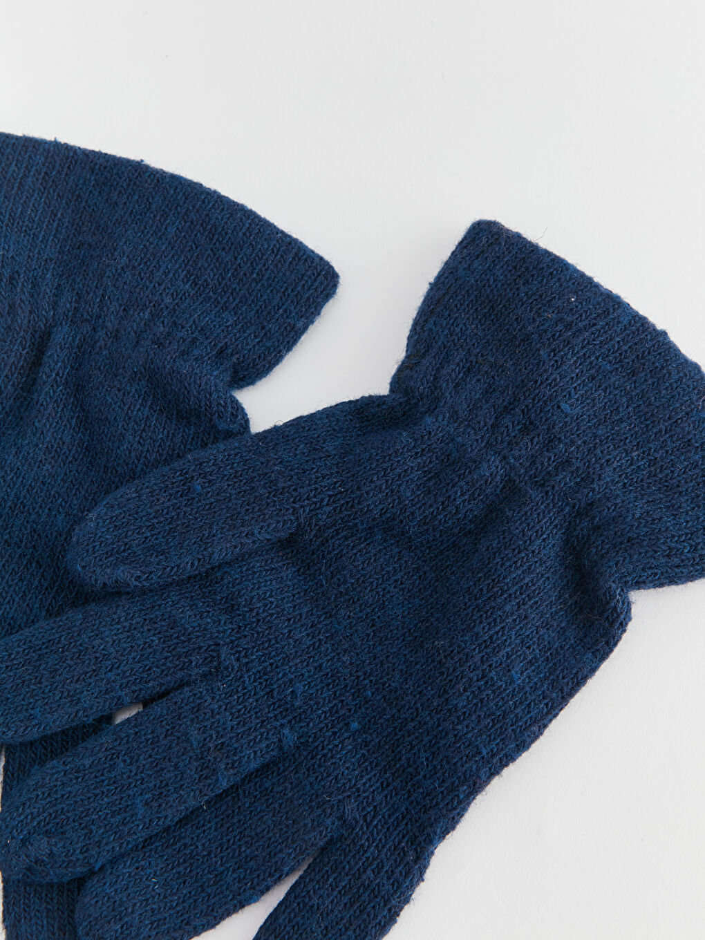 Lacivert Kadın Polar Eldiven-1