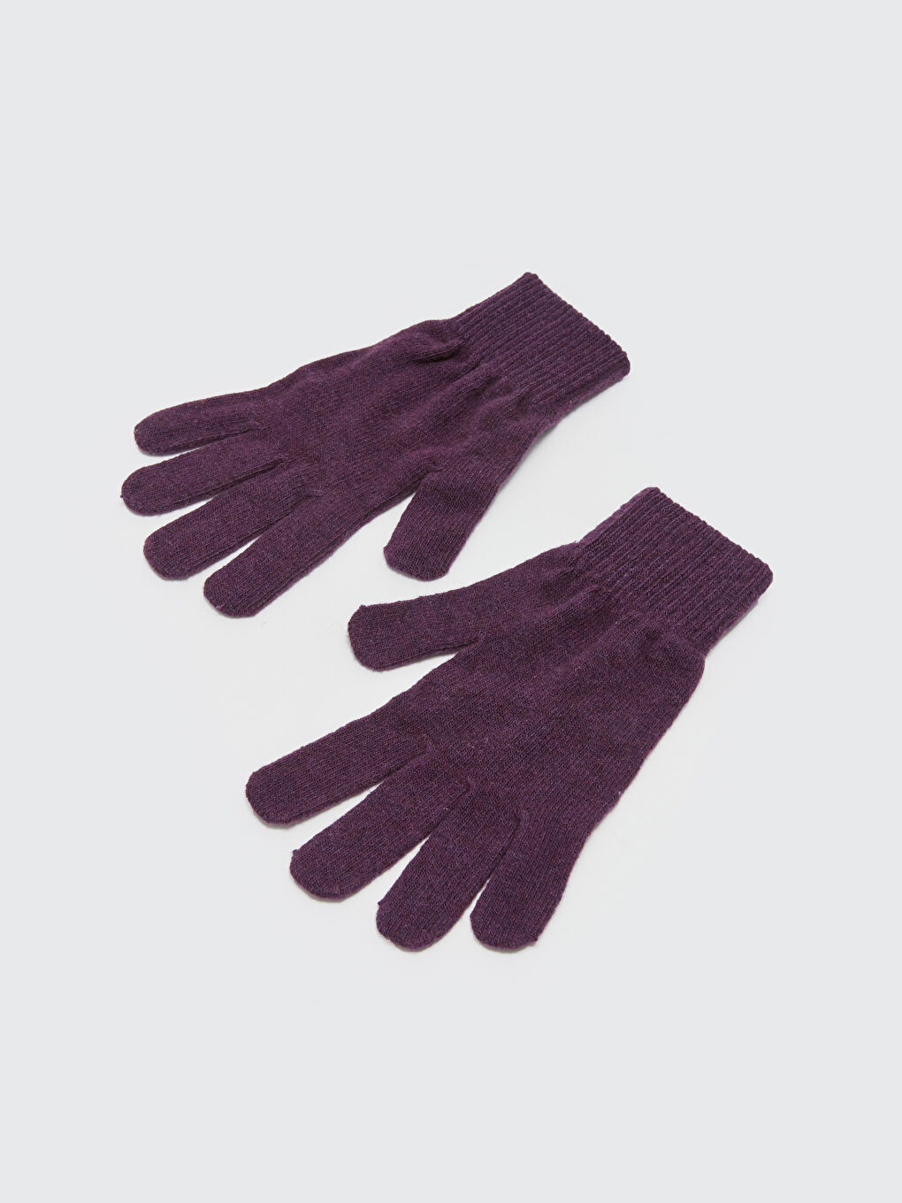 Lila Kadın Triko Eldiven