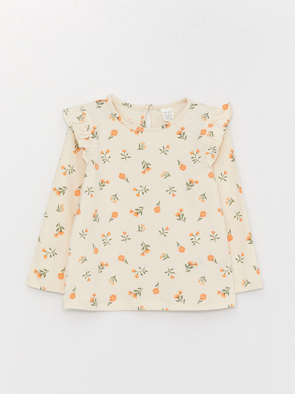 Футболка с круглым вырезом для малышек девочек, 2 упаковки-2