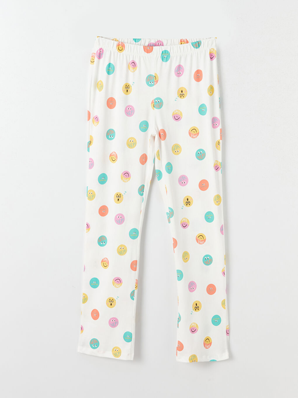 Ekru Gömlek Yaka Desenli Kadın Pijama Takımı-8