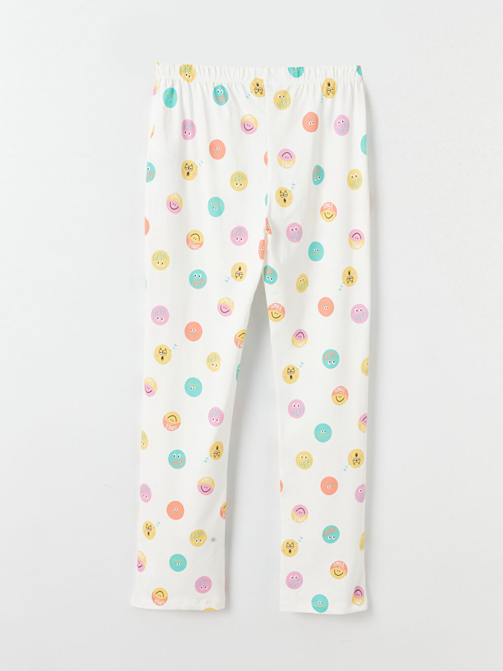 Ekru Gömlek Yaka Desenli Kadın Pijama Takımı-10