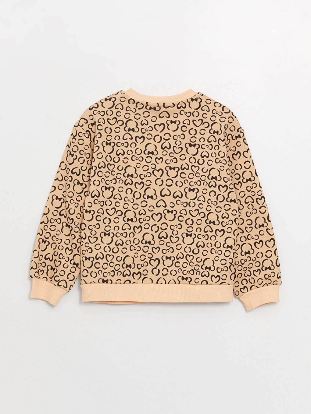 LCW Kids كنزة بأكمام طويلة بطبعة للبنات -W38662Z4-LQF