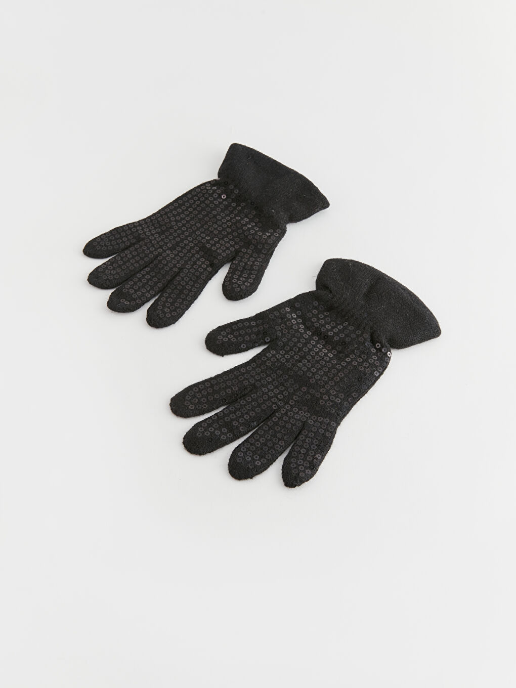 Siyah Baskılı Kadın Eldiven