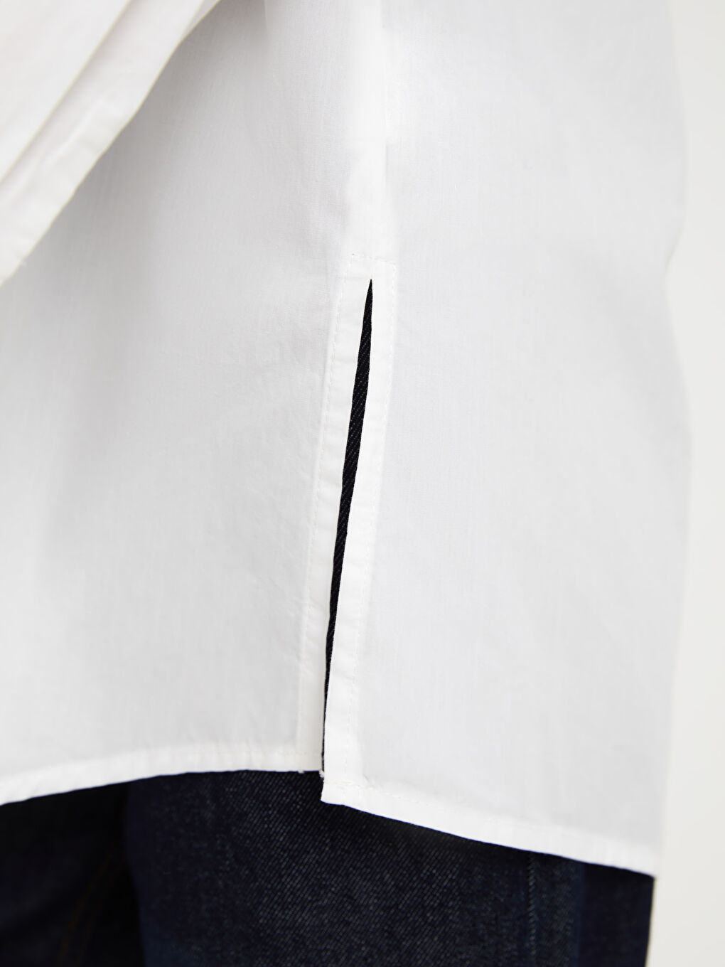 Oversize Poplin Women's Shirt-3