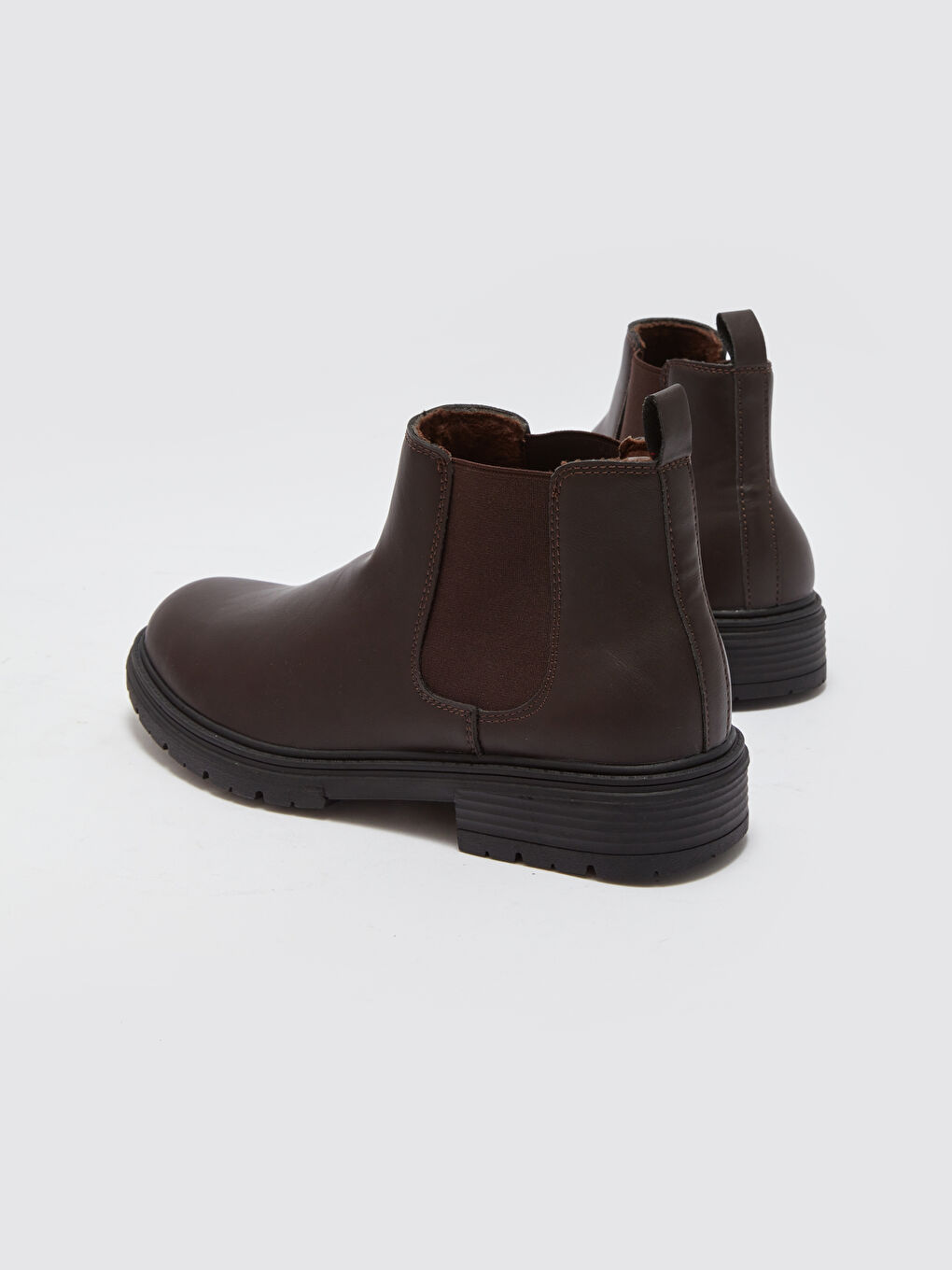 Kunstleder Herrenstiefel-4