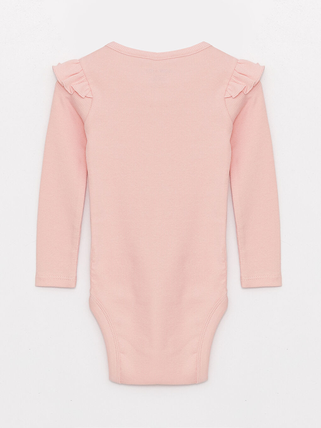 Body bébé basique à col rond pour fille avec boutons-pression-1