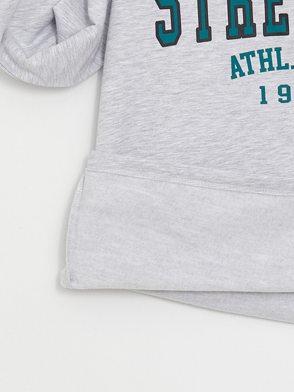 Yeşil Bisiklet Yaka Baskılı Uzun Kollu Kadın Pijama Takımı-6