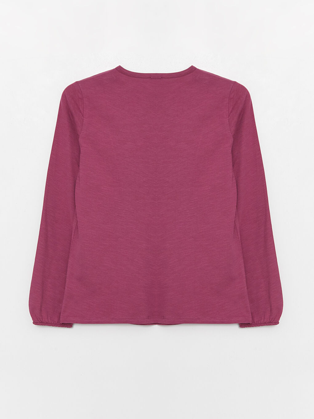 Mürdüm Bisiklet Yaka Nakışlı Uzun Kollu Kadın Bluz-6