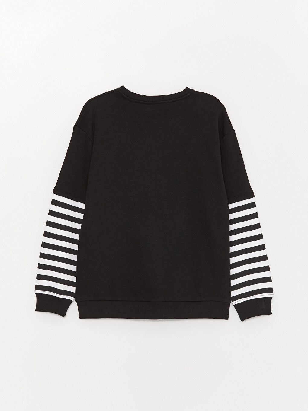 Crew Neck Long Sleeve Girls' Sweatshirt-5