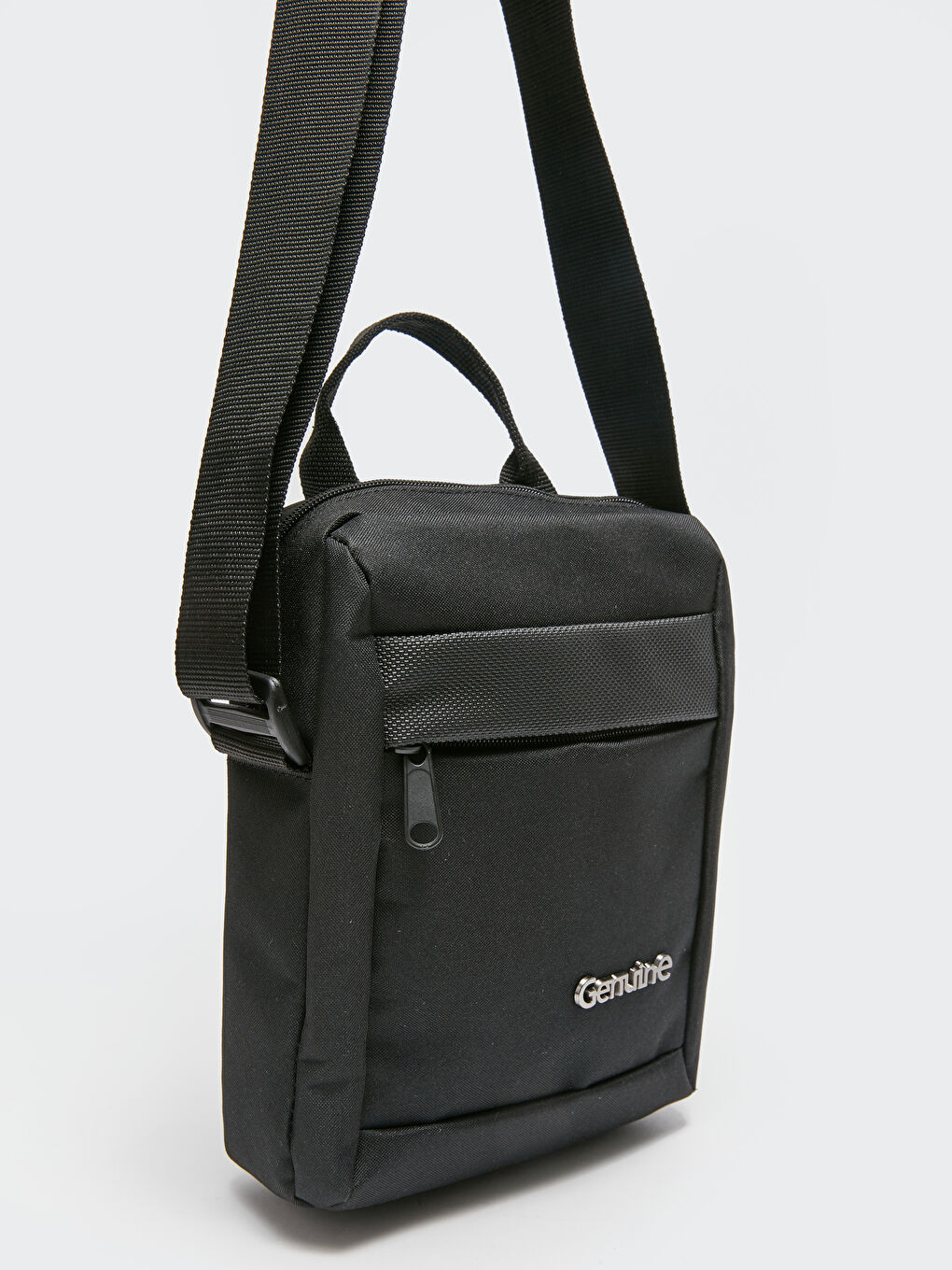 Siyah Baskılı Erkek Çapraz Çanta-3