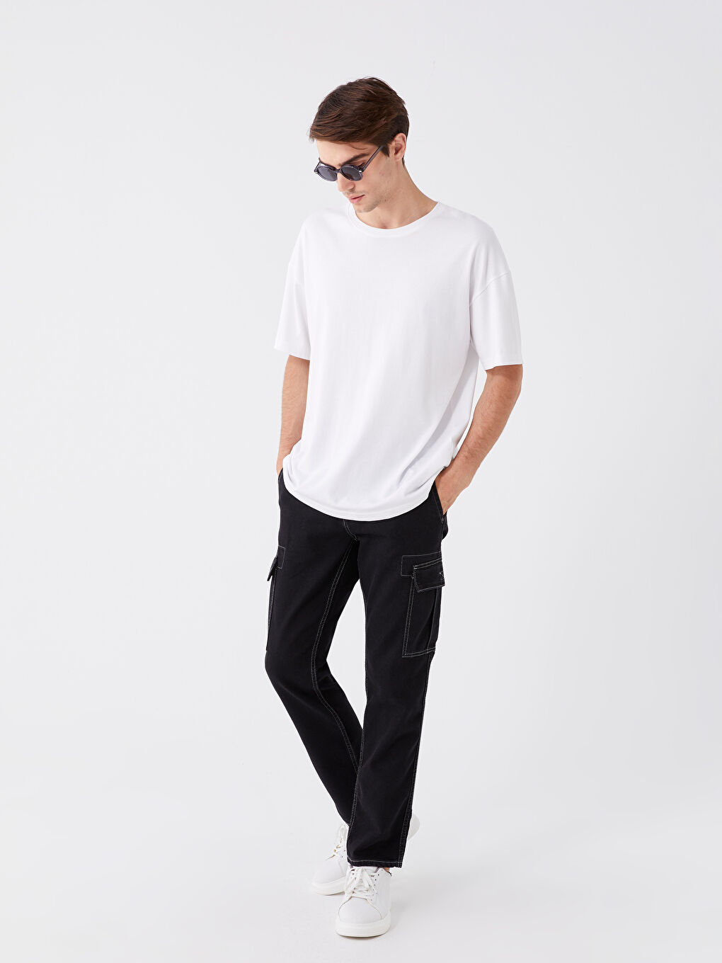 Siyah 700 Straight Fit Erkek Jean Pantolon