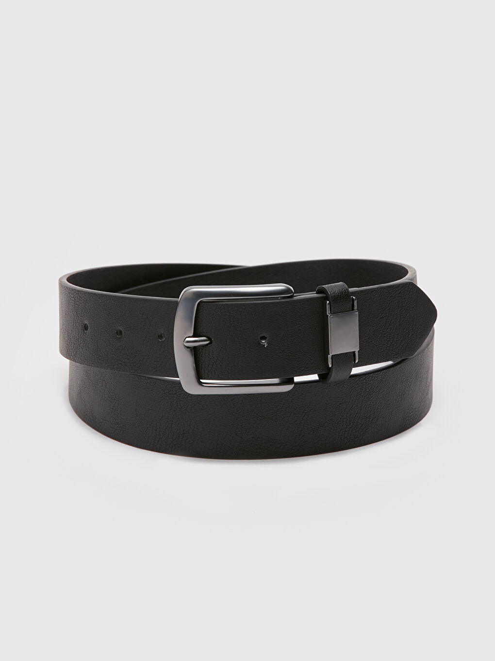 Faux Leather Men's Belt