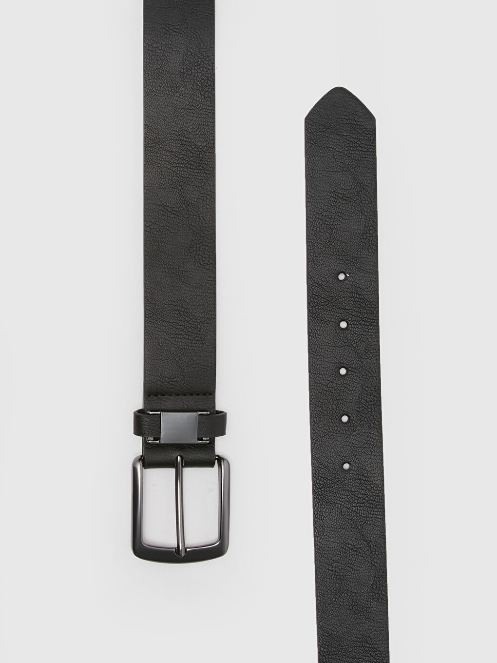 Faux Leather Men's Belt-2