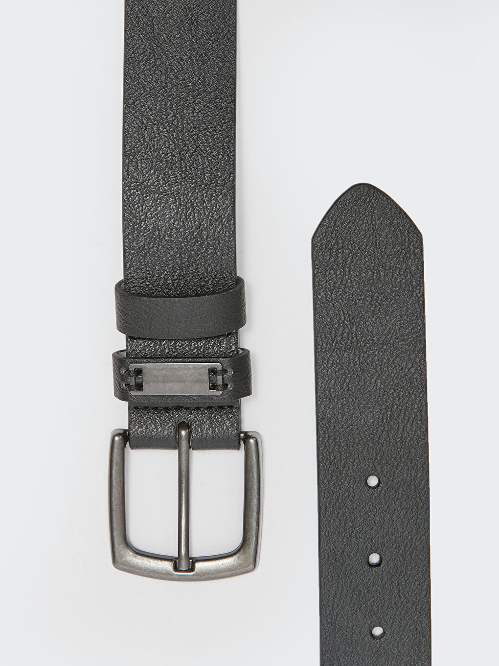 Faux Leather Men's Belt-2