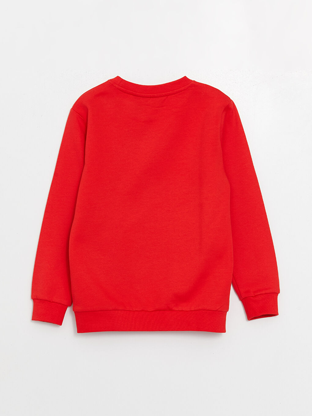 Crew Neck Cars Printed Long Sleeve Boys Sweatshirt-1
