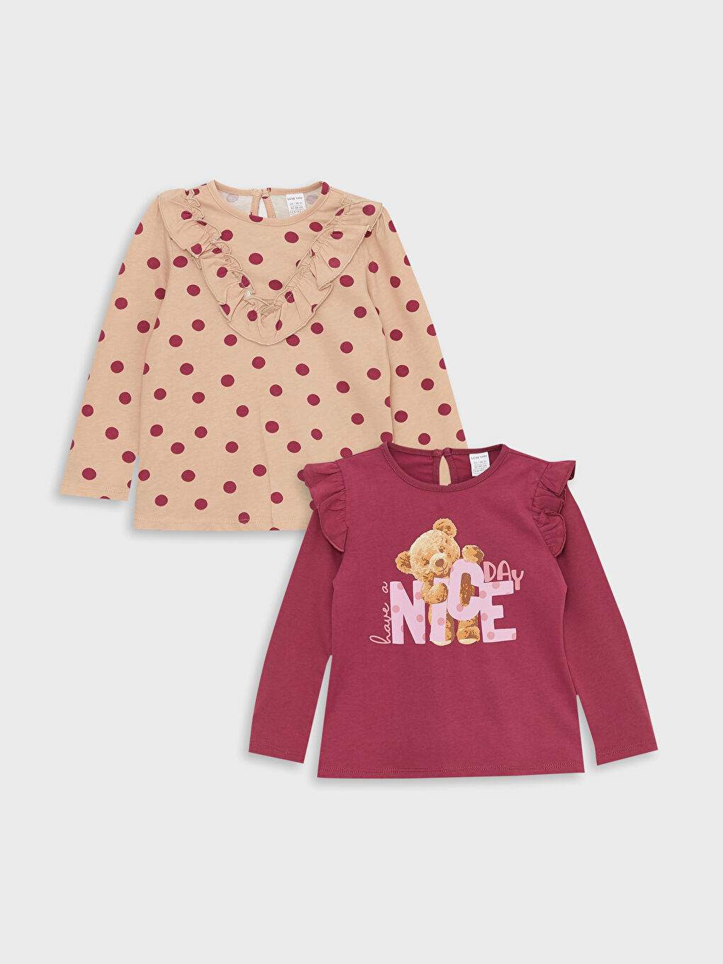 2-pack Baby Girl Blouse