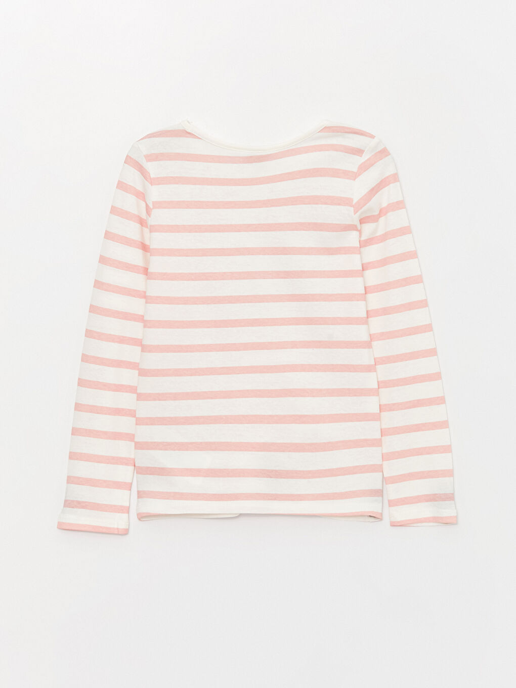 LCW Kids Rundhalsausschnitt Bedrucktes Langarm T-Shirt für Mädchen -W39222Z4-SZ5