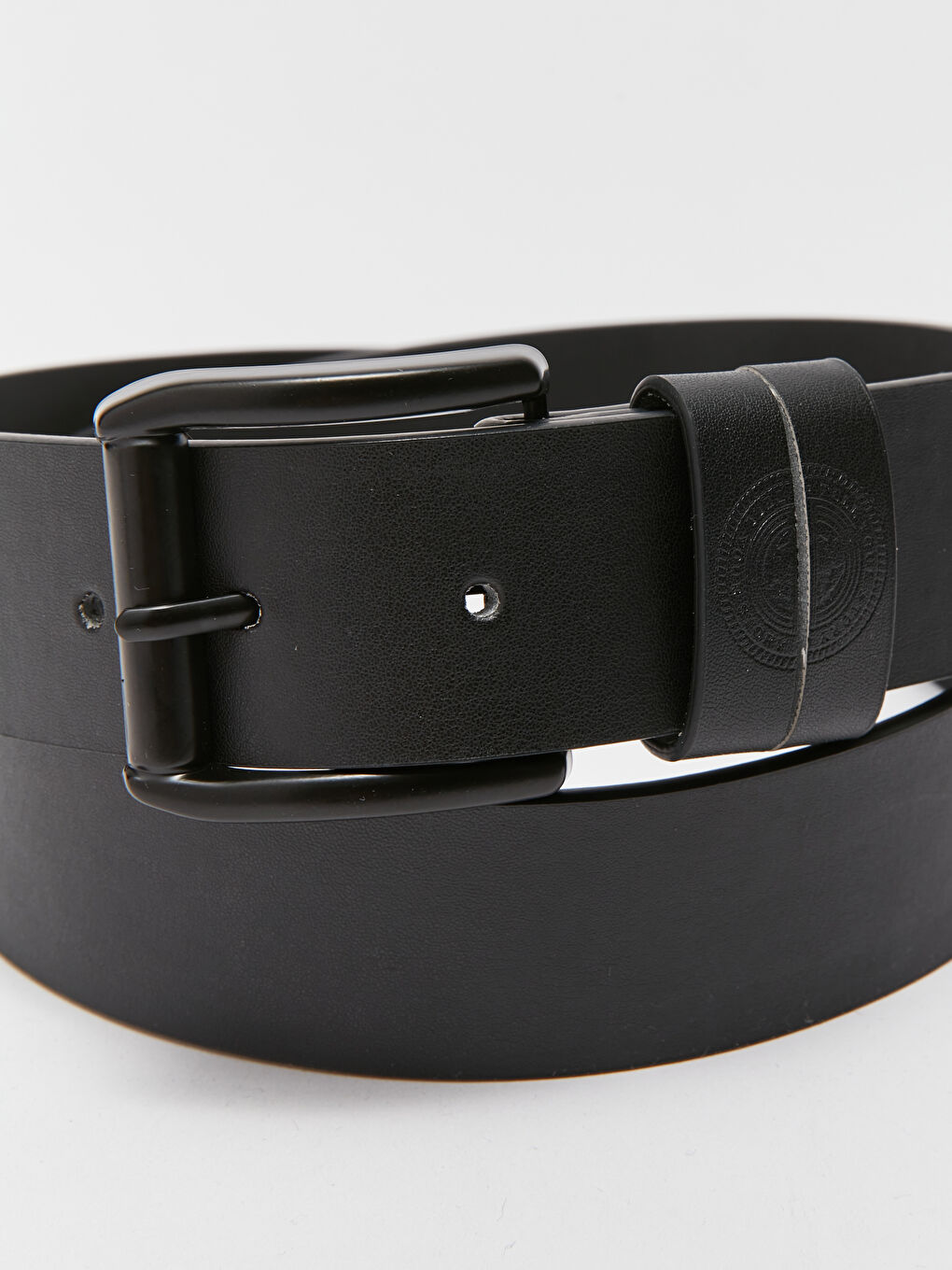 Faux Leather Men's Belt-2