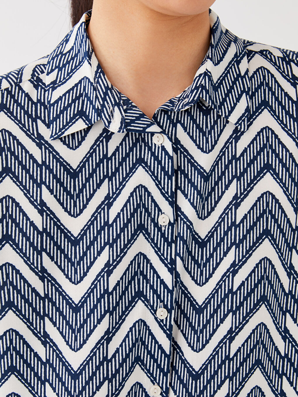 Patterned Women's Shirt Tunic-3