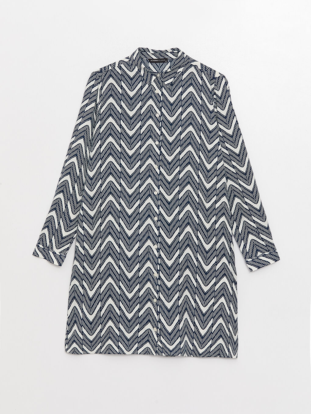 Patterned Women's Shirt Tunic-5