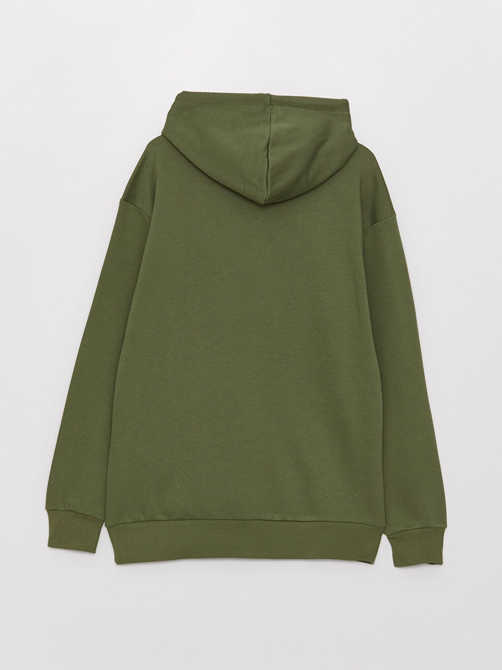 LCW Casual Yeşil Uzun Kollu Baskılı Erkek Hoodie - 7