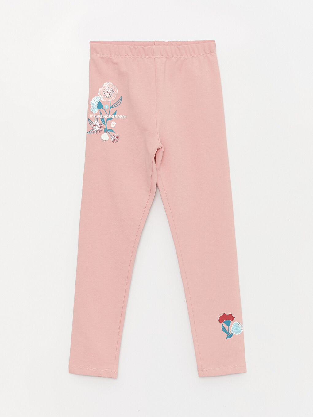 Elasticated Waist Printed Girls' Leggings