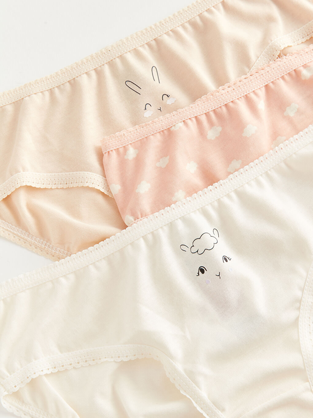 Printed Cotton Girls' Knickers 3-packs-1
