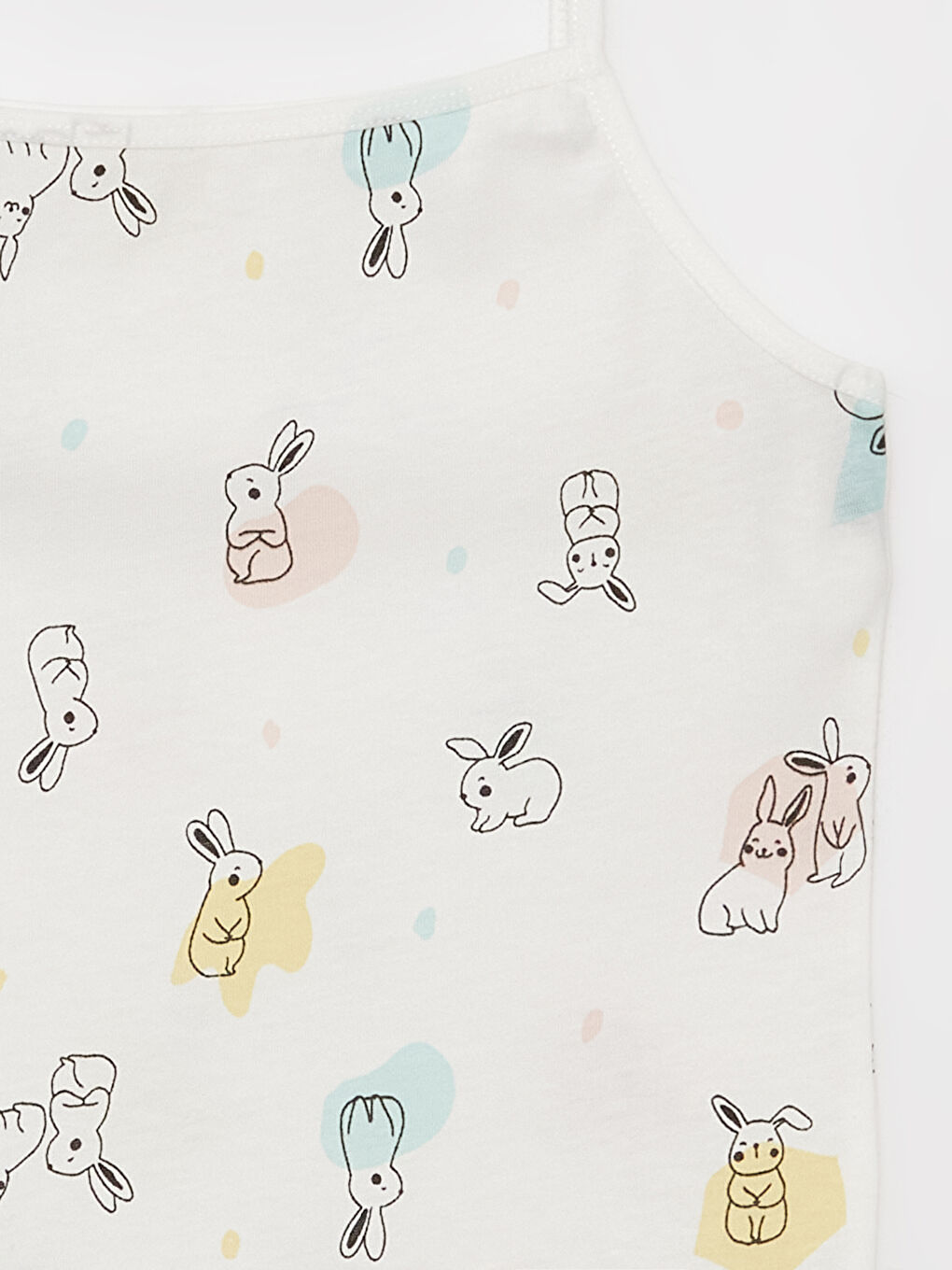 Квадратно деколте с презрамки отпечатана жилетка за момичета 2 опаковки-5