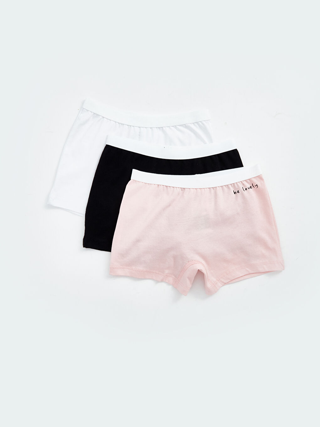 Basic Girls' Boxer Trunks 3-packs