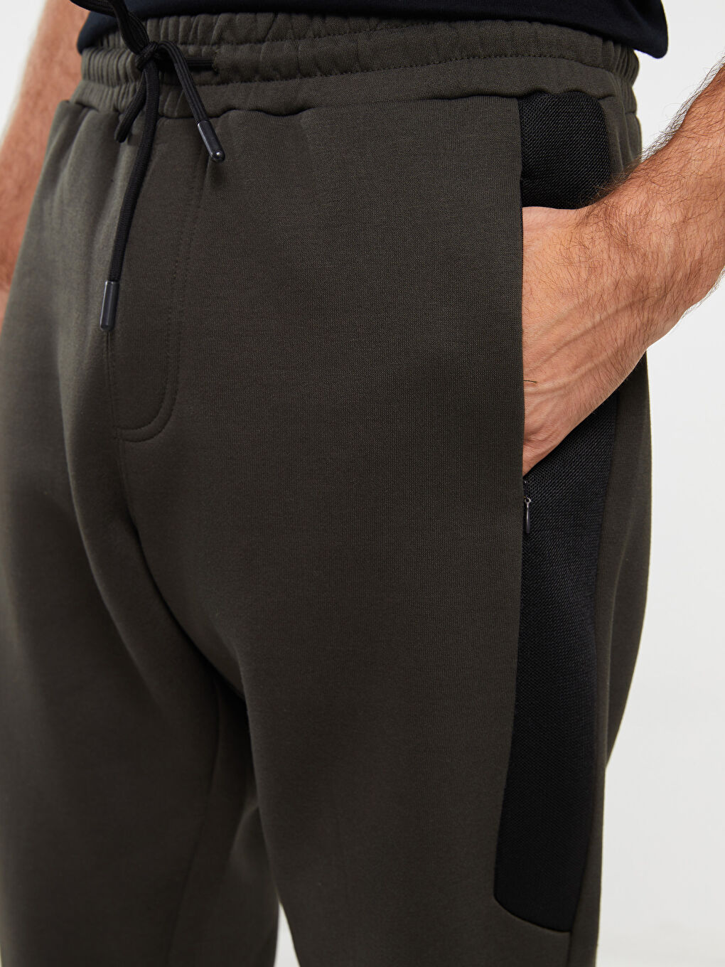 Slim Fit Men's Thick Jogger Sweatpants -W39369Z8-HCM