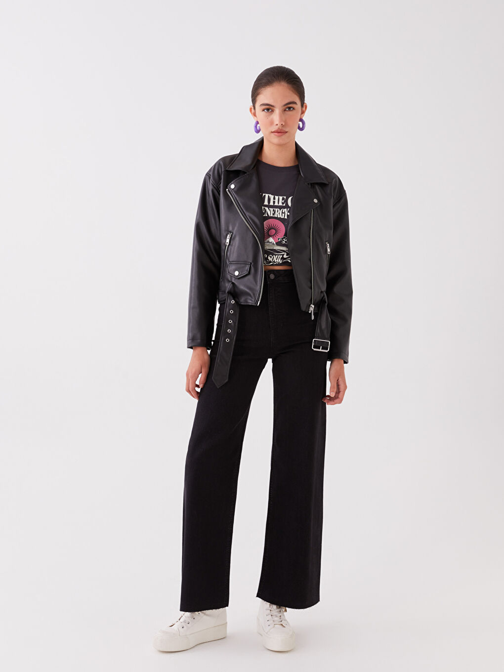 LCW Jeans Ženske farmerke visokog struka i širokih nogavica -W39513Z8-327