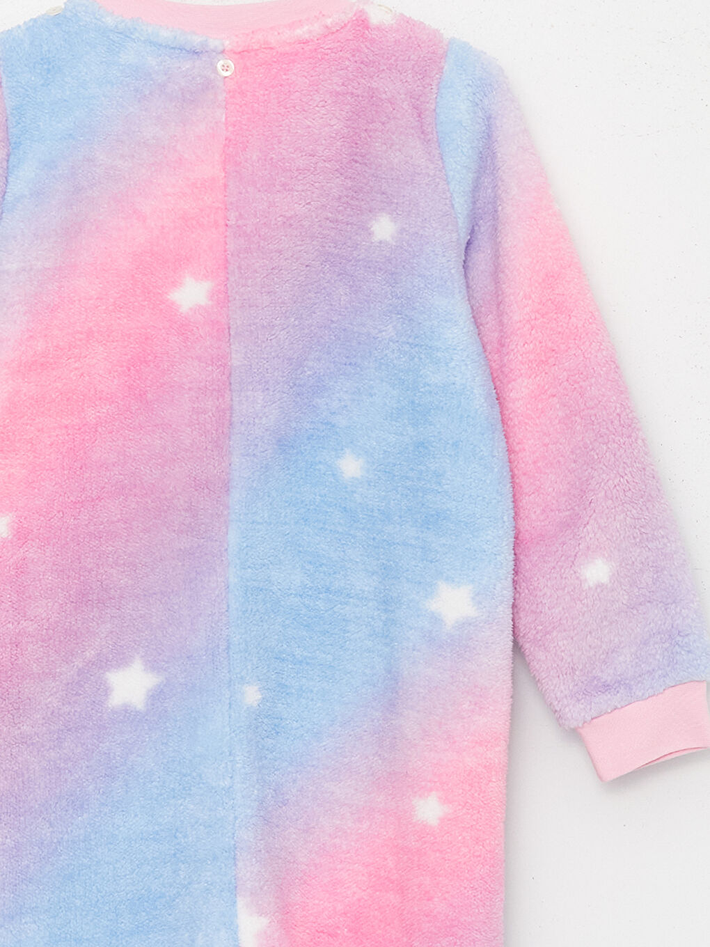 Hooded Patterned Long Sleeve Plush Girl Sleeping Bag-2