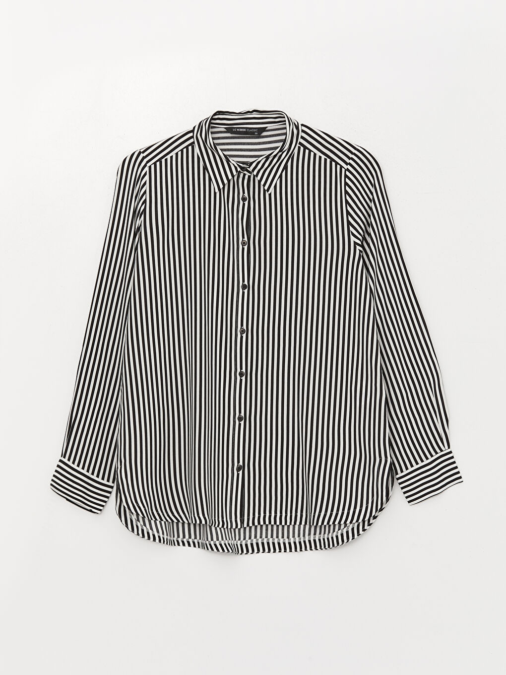 Striped Long Sleeve Women's Shirt-5