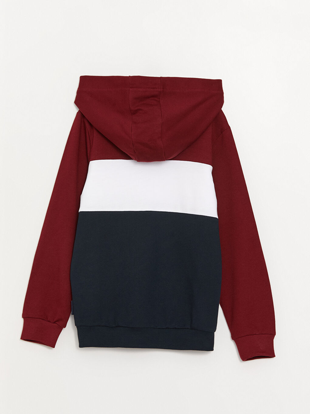 SOUTHBLUE Bordo Renk Bloklu Uzun Kollu Erkek Çocuk Hoodie - 2