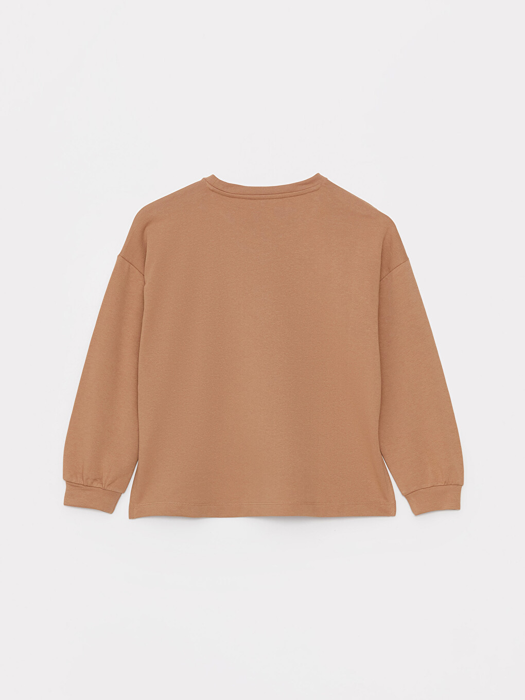 Rundhalsausschnitt Bedruckt Langarm Oversize Damen Sweatshirt-6