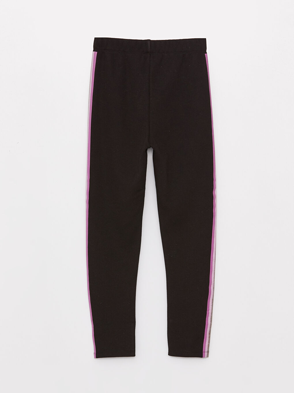 LCW Kids Elasticated Waist Girls' Long Leggings -W39593Z4-CVL