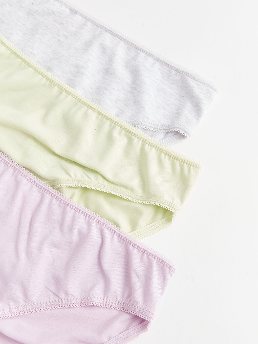 Өрнексіз бикини іш киім 3 данадан тұратын-2