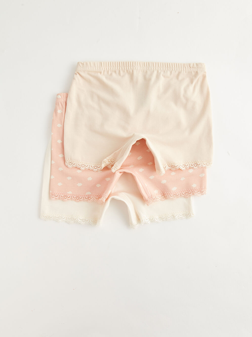 سراويل بوكسر مطبوعة للبنات - ٣ قطع-1