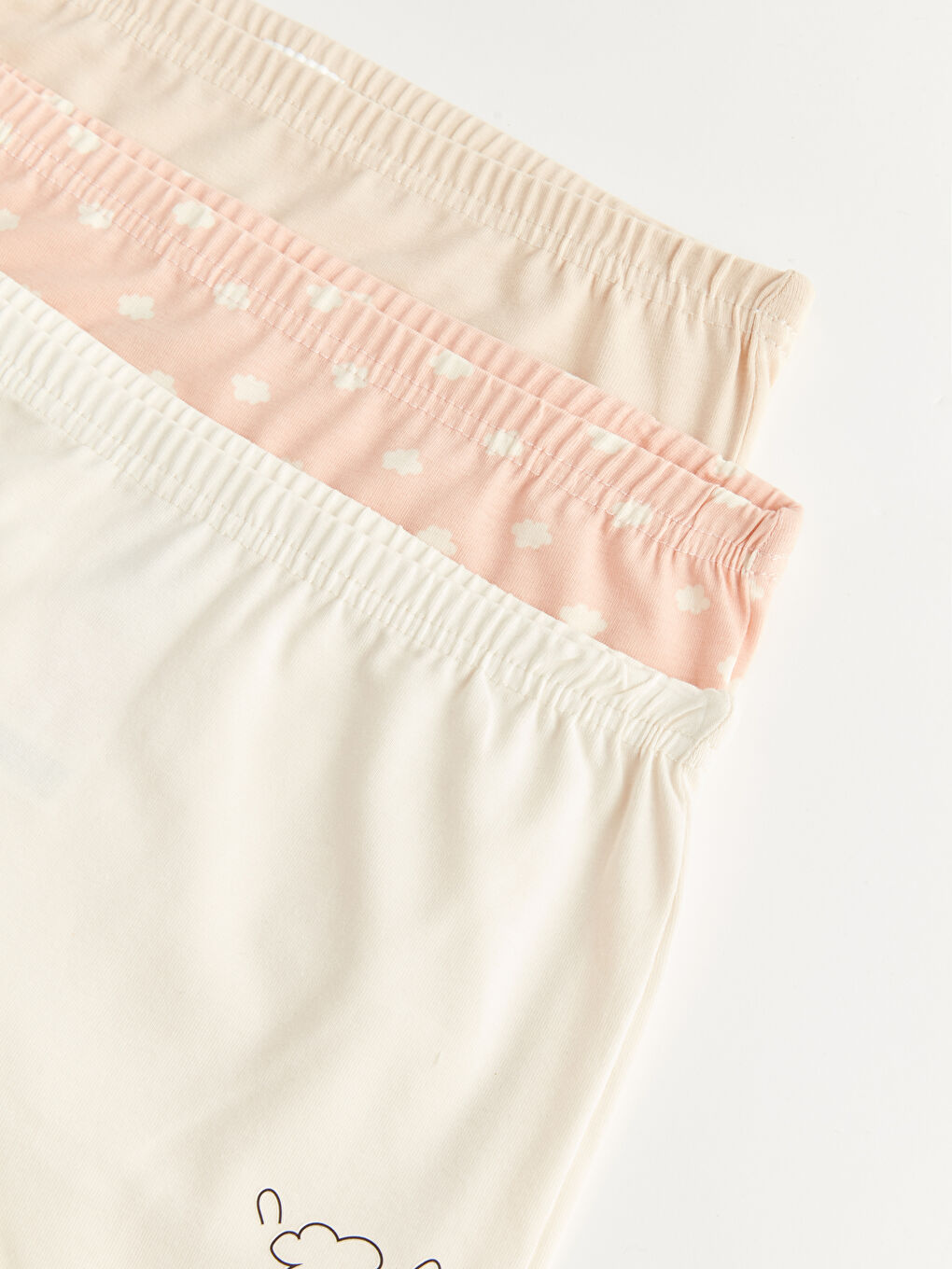 سراويل بوكسر مطبوعة للبنات - ٣ قطع-2