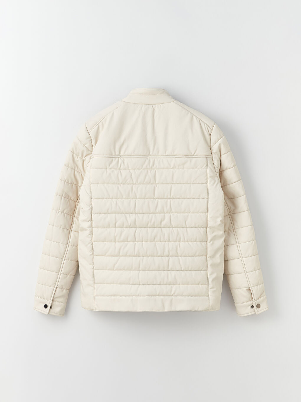 Standard Fit Funnel Neck Men's Puffer Coat-7