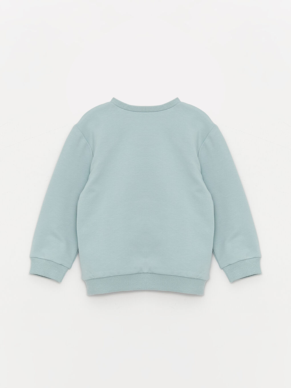 Mavi Bisiklet Yaka Baskılı Erkek Bebek Sweatshirt-1